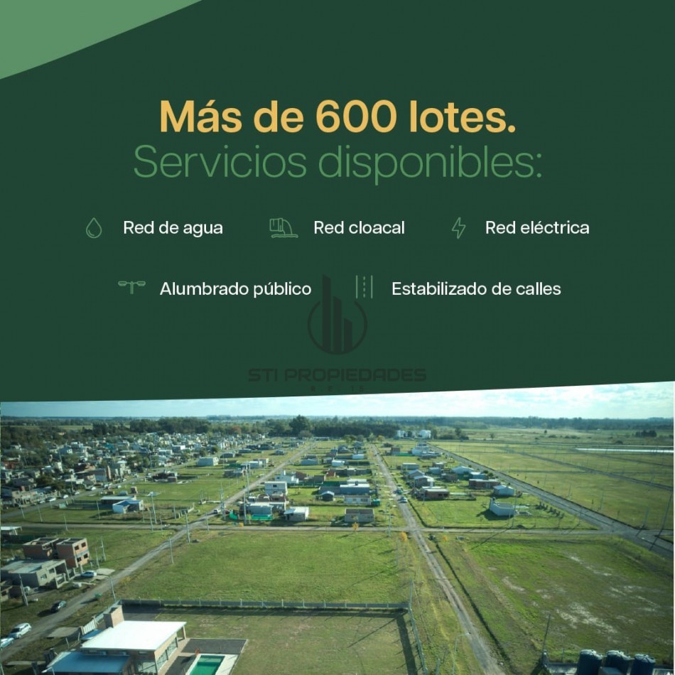 Venta de lote en Alvear - Financiacion - Permuta